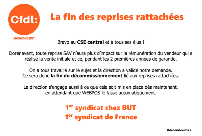 tract CFDT ventes rattachees